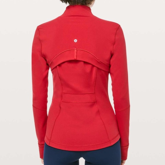 Lululemon Define Jacket in Dark Red 6 - Picture 2 of 10